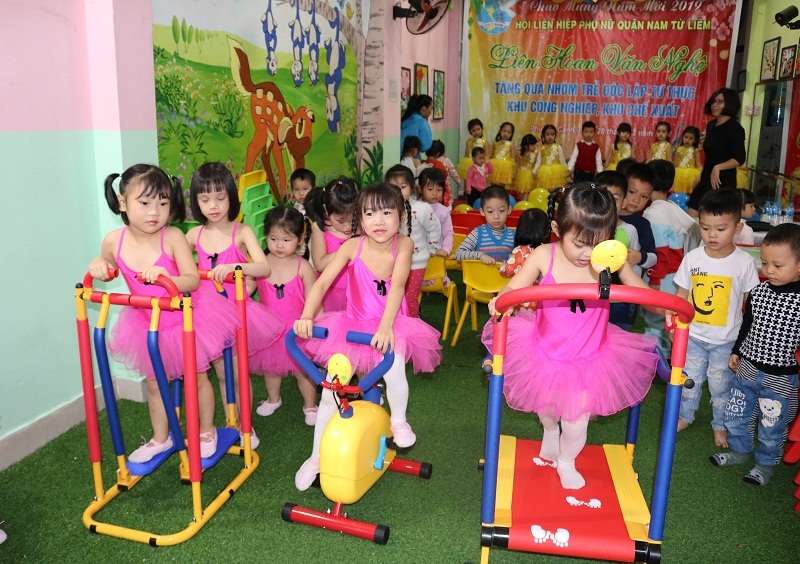 Thiết bị giáo dục thể chất mầm non